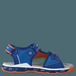Barn Geox J Sandal Android Boy Royal/orange