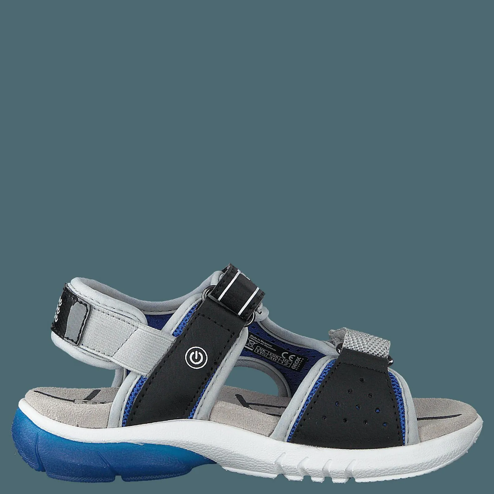 Barn Geox J Sandal Flexyper Bo Black/royal