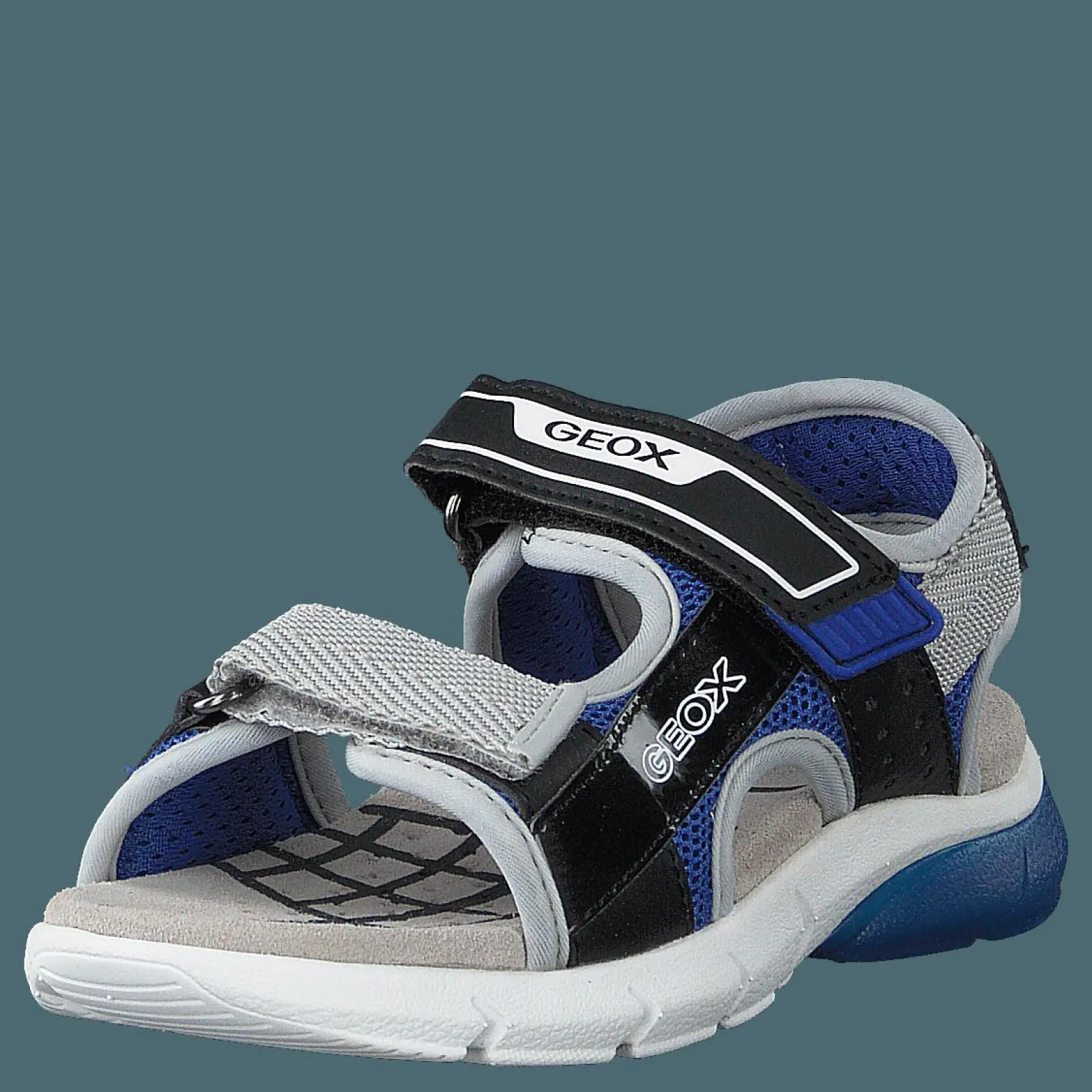 Barn Geox J Sandal Flexyper Bo Black/royal