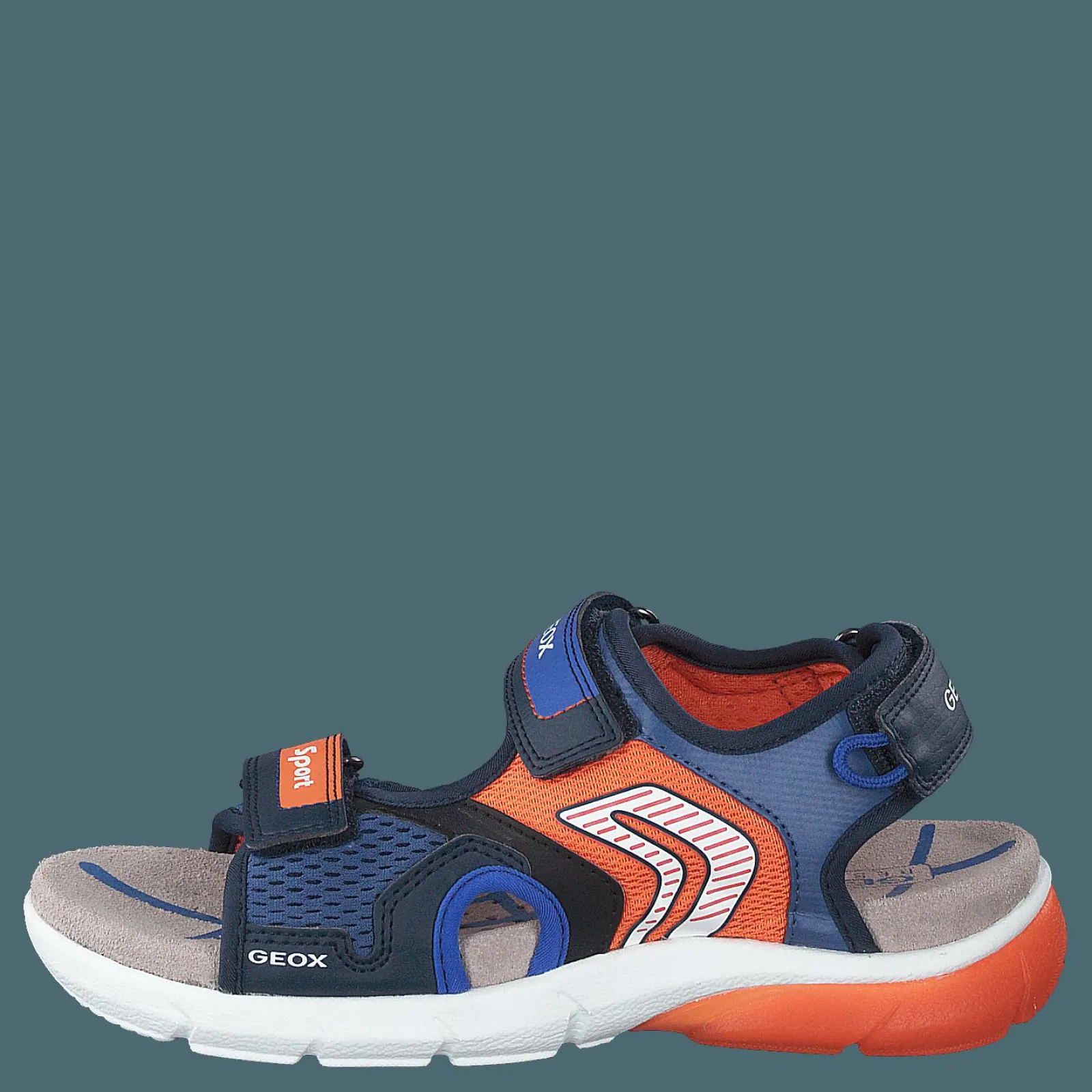 Barn Geox J Sandal Flexyper Boy Navy/orange