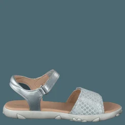 Barn Geox J Sandal Haiti Girl Silver