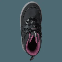 Barn Geox J Sleigh Girl B Abx Black/fuchsia