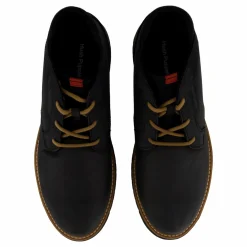 Hush Puppies Jenson Chukka Bold Black Nubuck