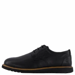 Hush Puppies Jenson Oxford Bold Black Leather