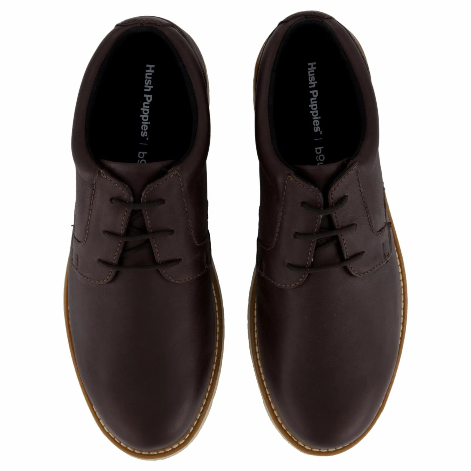 Hush Puppies Jenson Oxford Dark Leather