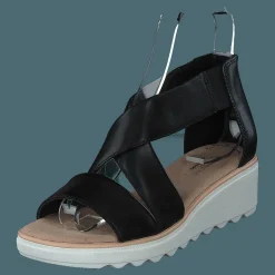 Clarks Jillian Rise Black Leather