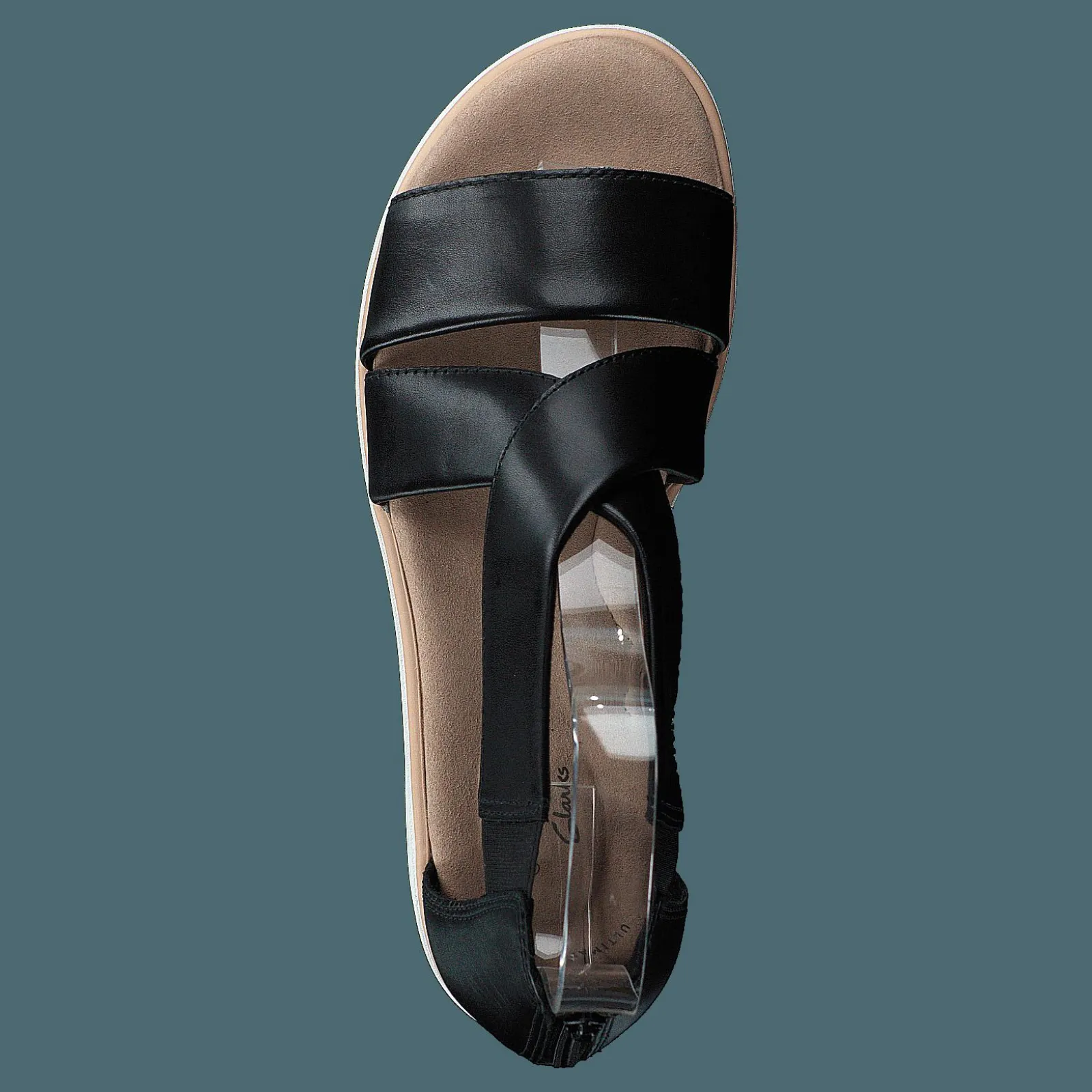 Clarks Jillian Rise Black Leather