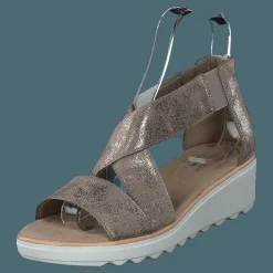 Clarks Jillian Rise Pewter Metallic