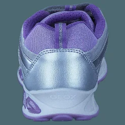 Barn Geox Jr Shuttle Silver/lilac