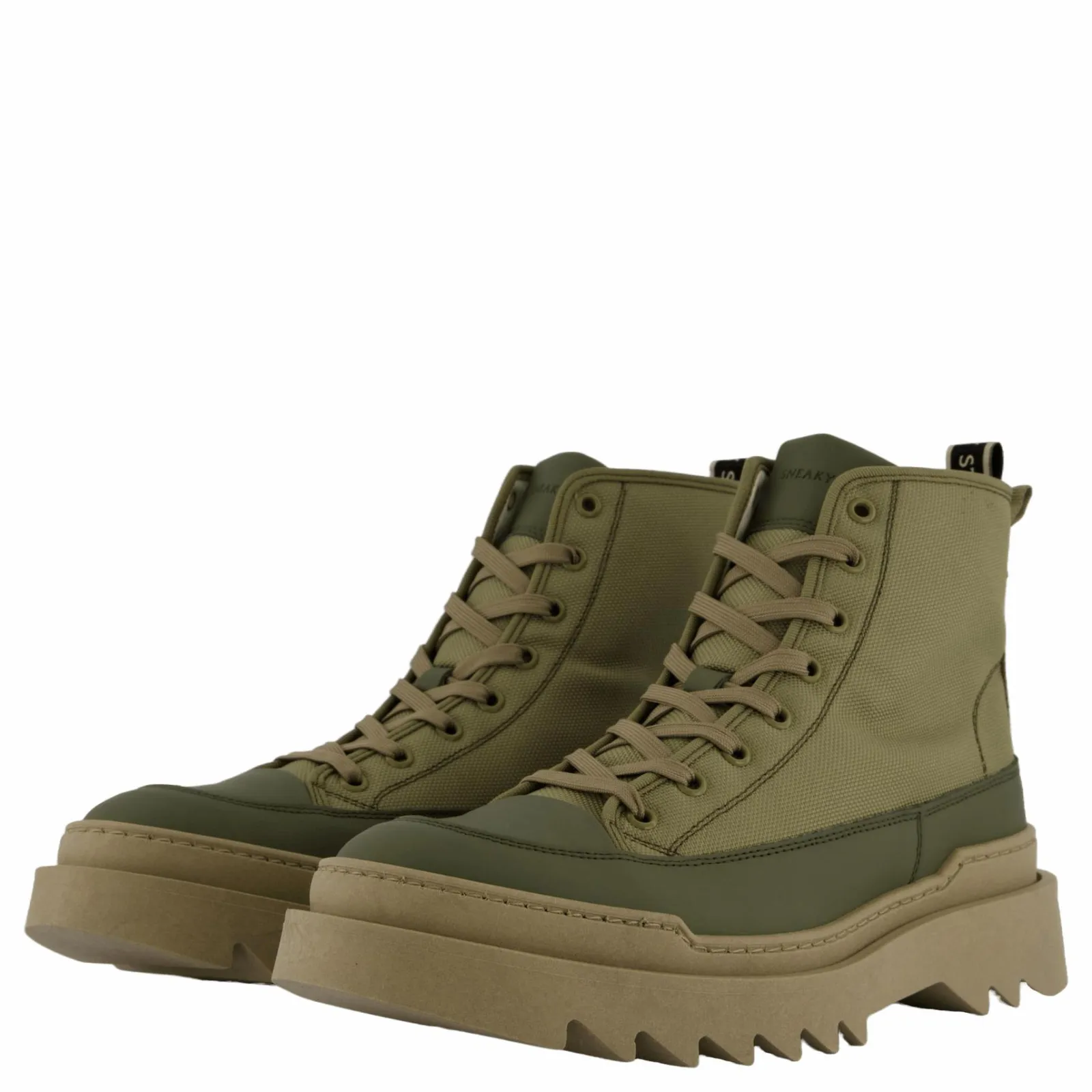 Sneaky Steve Kamiki High U Textile Kaki Green