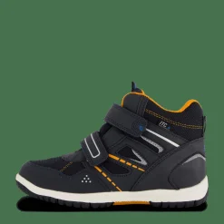 Barn Leaf Kasuri Navy/orange