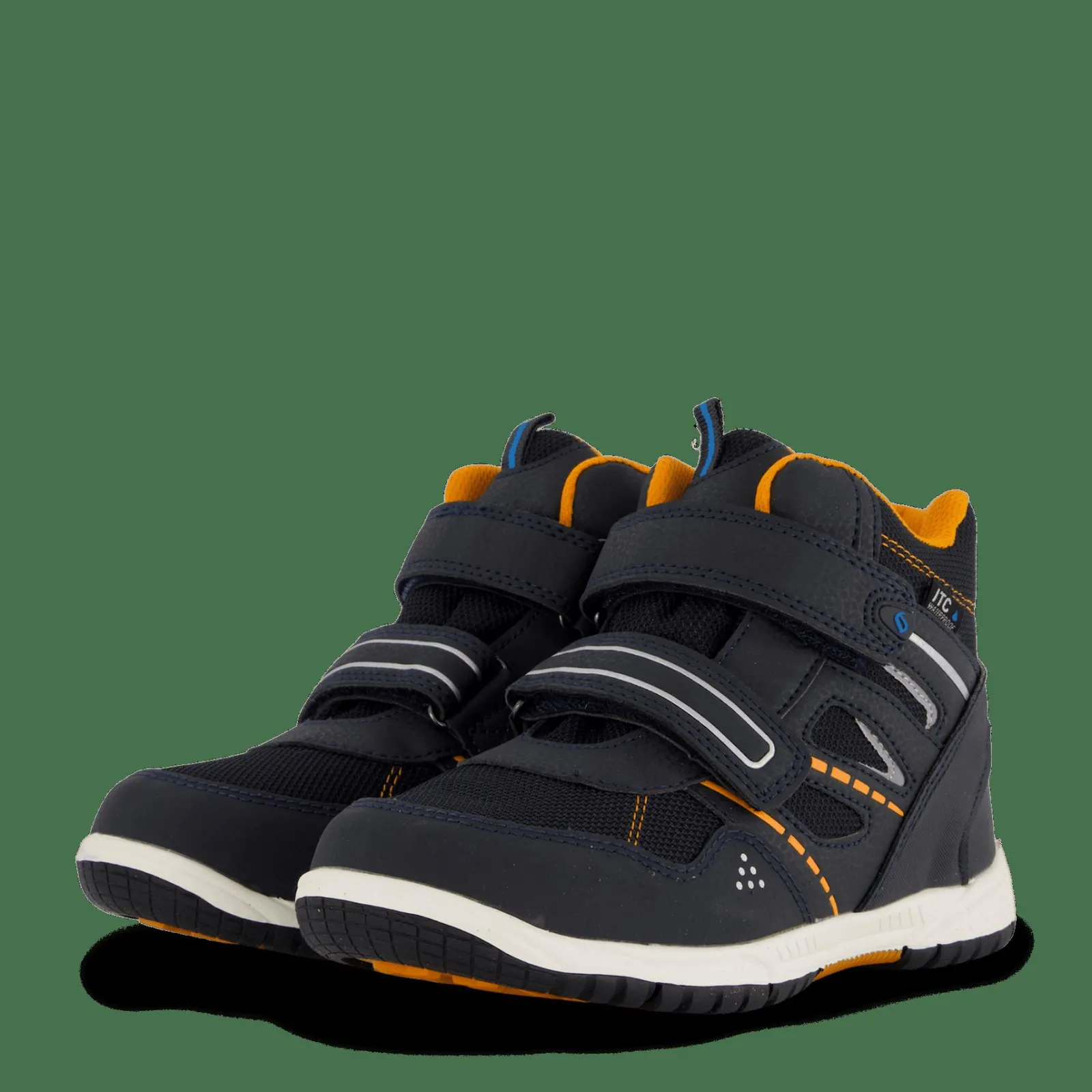 Barn Leaf Kasuri Navy/orange