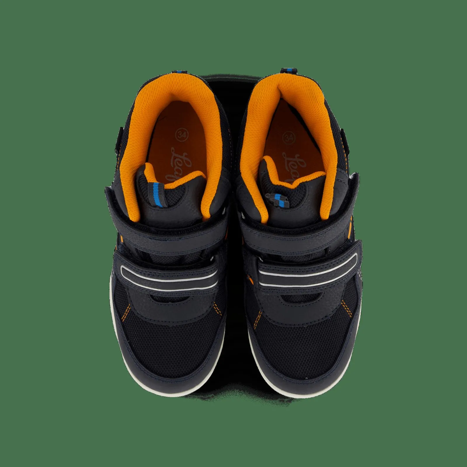 Barn Leaf Kasuri Navy/orange