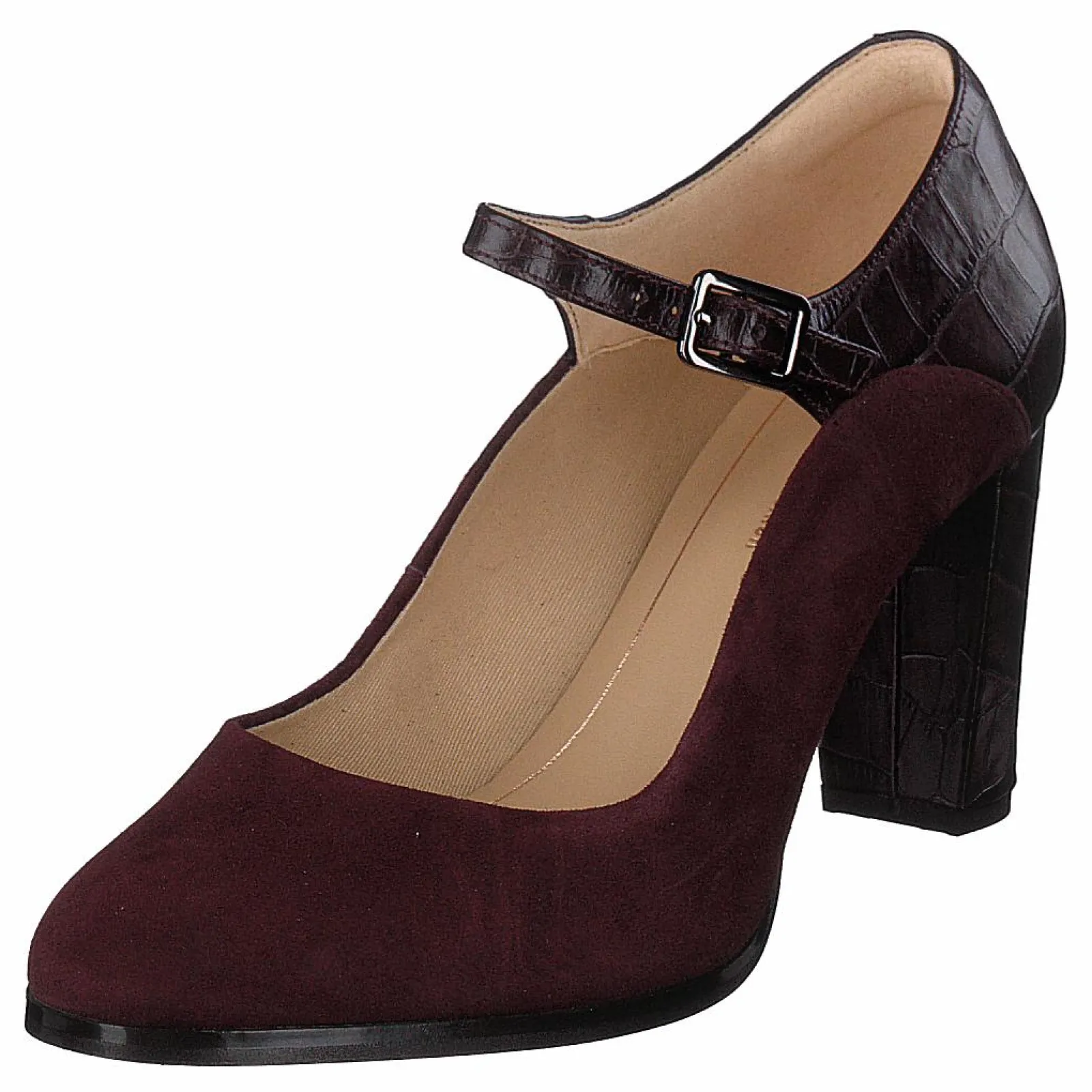 Clarks Kaylin Alba Burgundy Combi