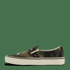 Polo Ralph Lauren Keaton Camo Canvas Slip-On Sneaker Camo Tiger