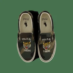 Polo Ralph Lauren Keaton Camo Canvas Slip-On Sneaker Camo Tiger
