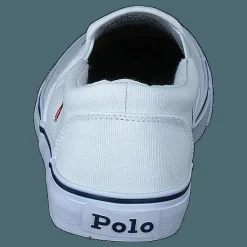 Barn Ralph Lauren Junior Keaton Slipon White/ Navy, Red