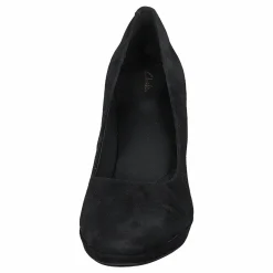 Clarks Kendra Sienna Black Suede