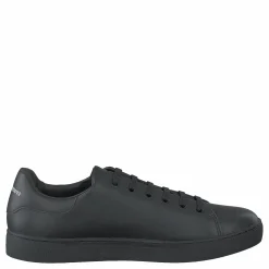 Emporio Armani Lace Up Sneaker B168 Black+silver