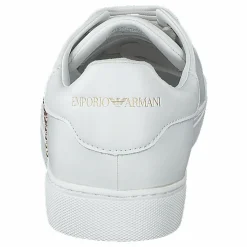 Emporio Armani Lace Up Sneaker R579 White+gold