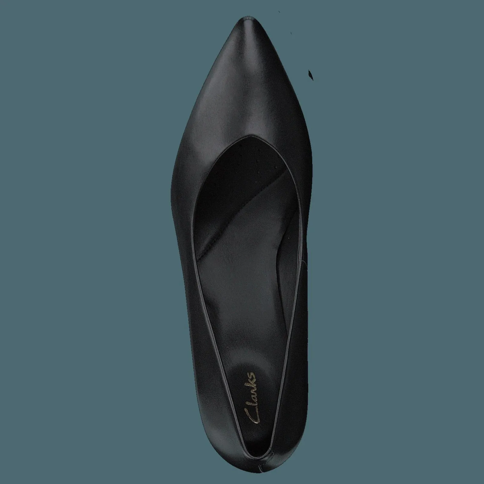 Clarks Laina55 Court2 Black Leather