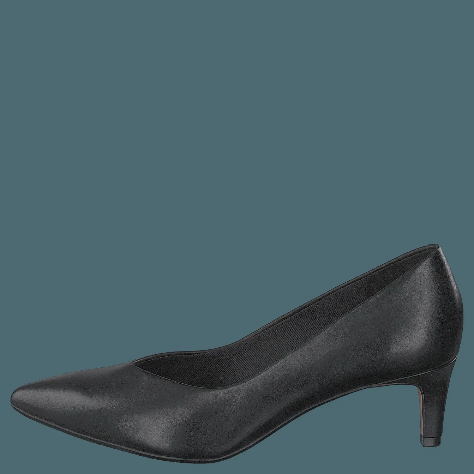 Clarks Laina55 Court Black Leather
