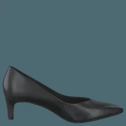 Clarks Laina55 Court Black Leather