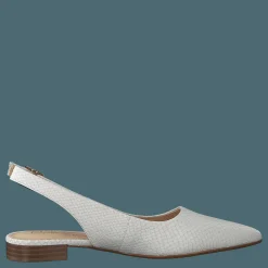 Clarks Laina15 Sling White Snake
