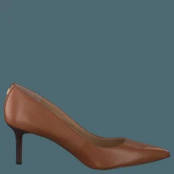 Lauren Ralph Lauren Lanette Leather Pump Deep Saddle Tan