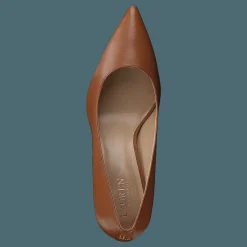 Lauren Ralph Lauren Lanette Leather Pump Deep Saddle Tan