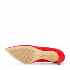 Lauren Ralph Lauren Lanette Suede Pump Martin Red