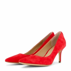 Lauren Ralph Lauren Lanette Suede Pump Martin Red
