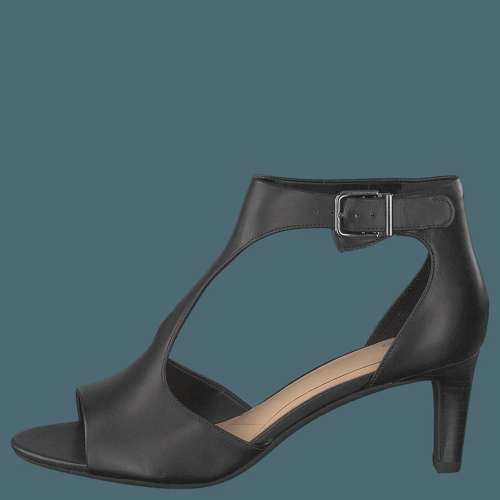 Clarks Laureti Star Black Leather