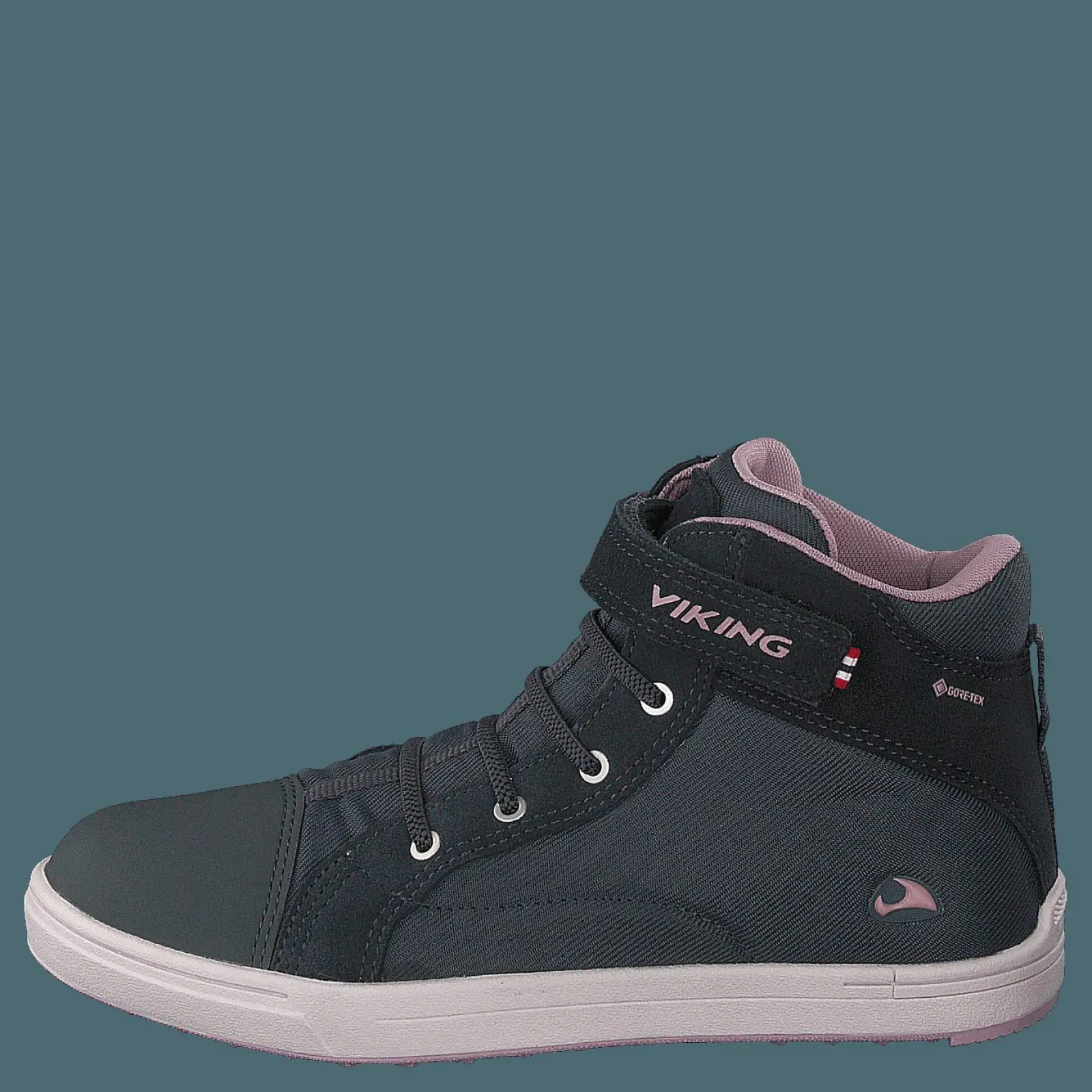 Barn Viking Leah mid kids GTX Dark grey/Dusty pink