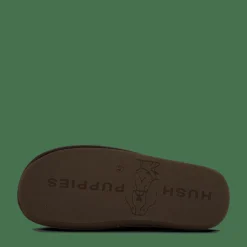 Hush Puppies Leather Slipper Cognac