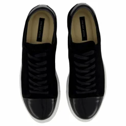 Sneaky Steve Lescape Suede Shiny Black