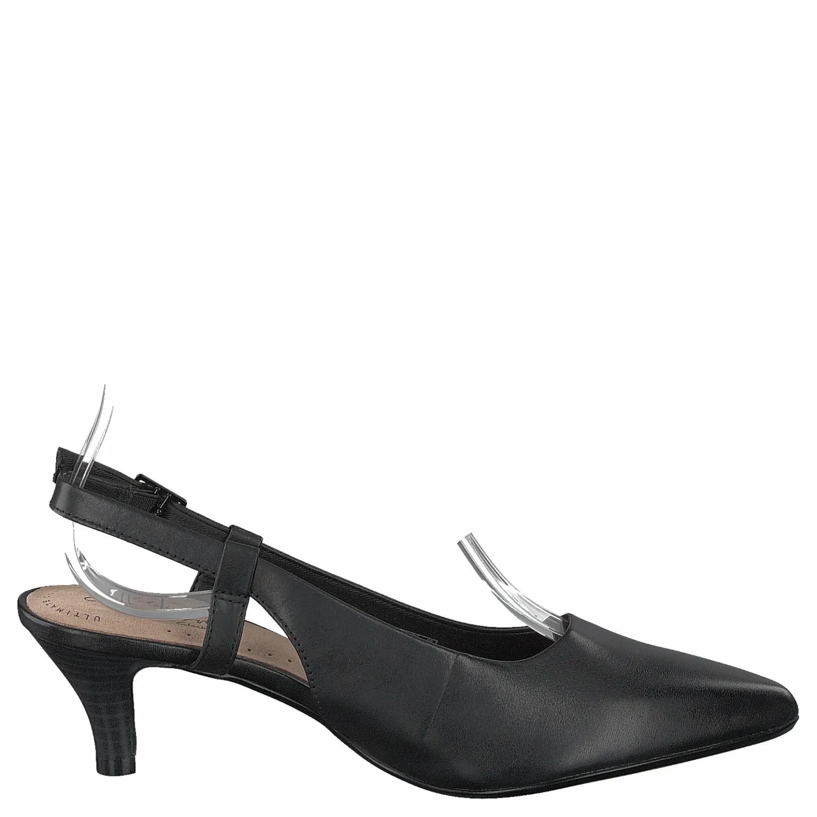 Clarks Linvale Loop Black Leather