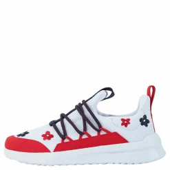 Barn adidas Lite Racer Adapt 5.0 Lifestyle Running Slip-On Lace Shoes White