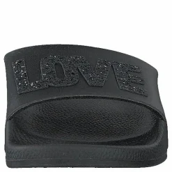 The White Brand Love Metallic Black