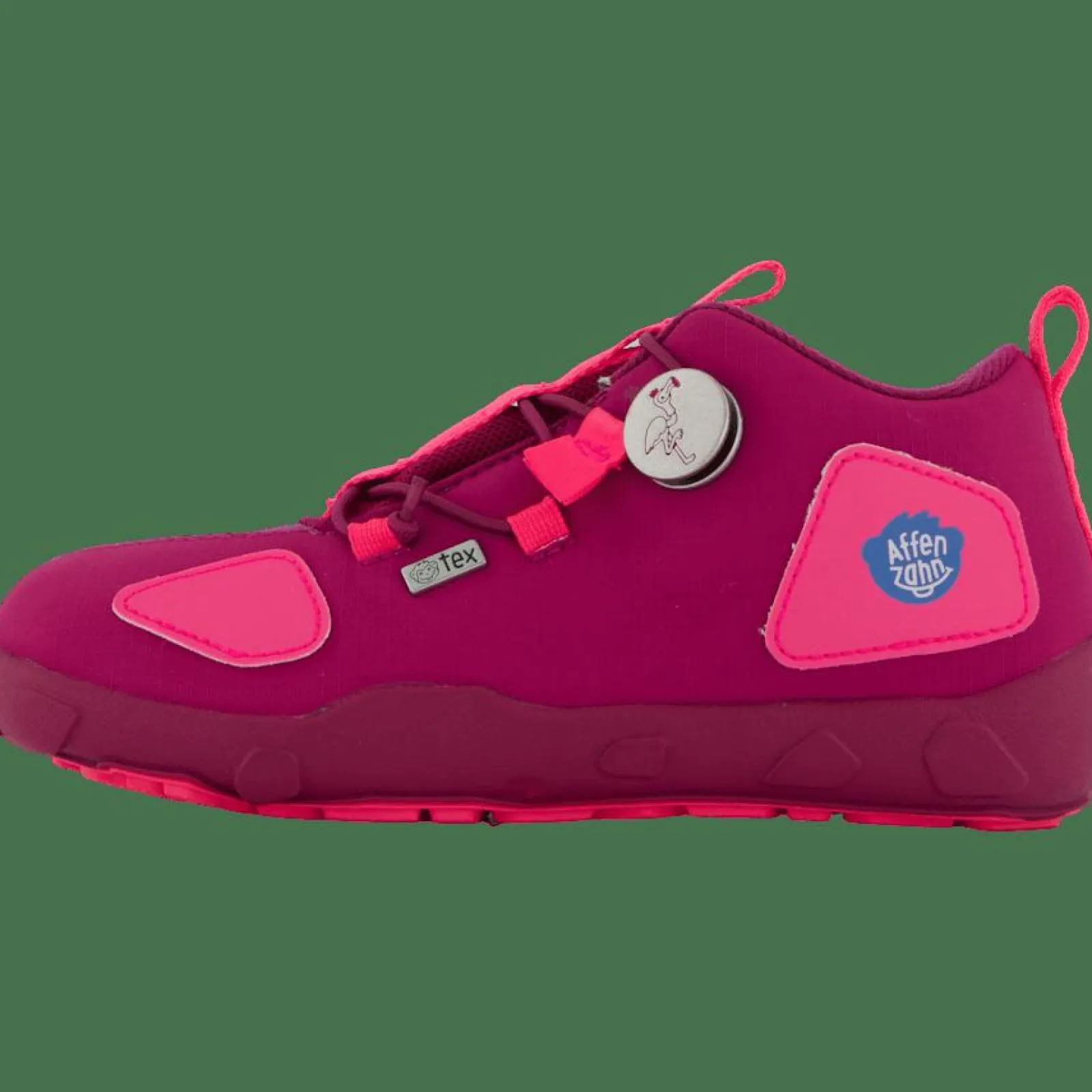 Barn Affenzahn Low Boot Vegan Trail Flamingo