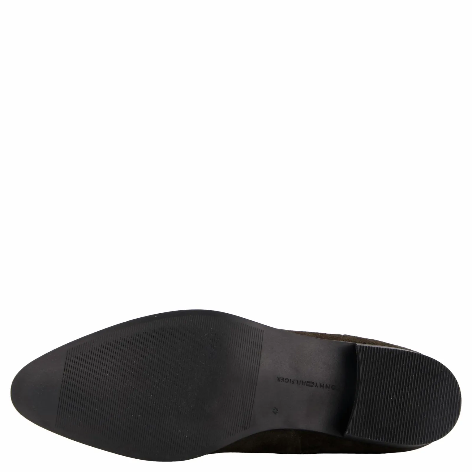 Tommy Hilfiger Low Cowboy Flat Suede Dark Coffee