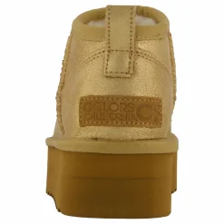 Colors of California Lowboot Plateau Metallic Tan