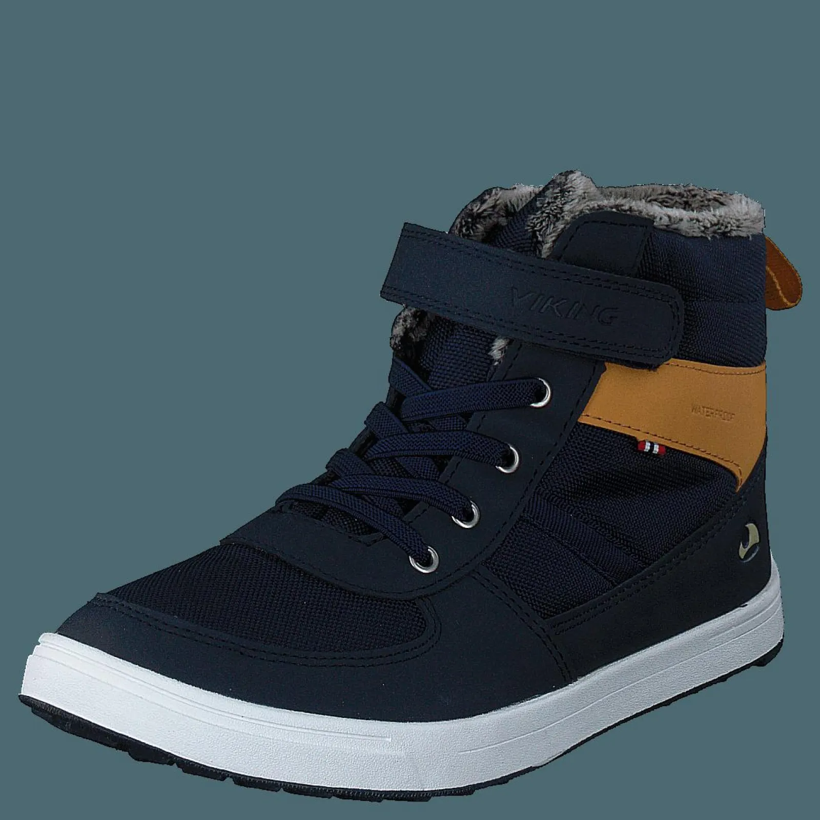 Barn Viking Lucas Mid WP Warm Jr Navy/Honey