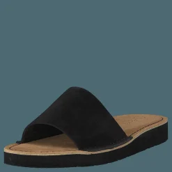Clarks Originals Lunan Slide Black Leather