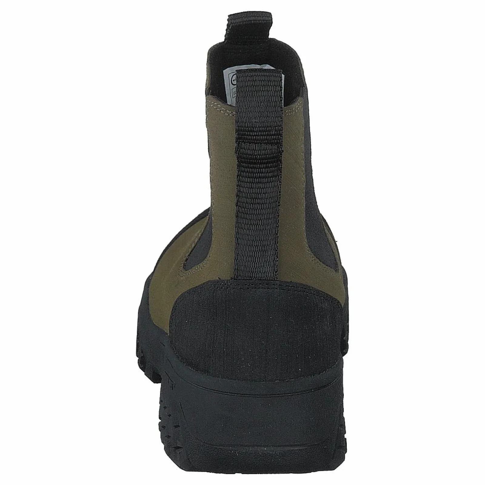 Woden Magda Rubber Track Boot Dark Olive/black