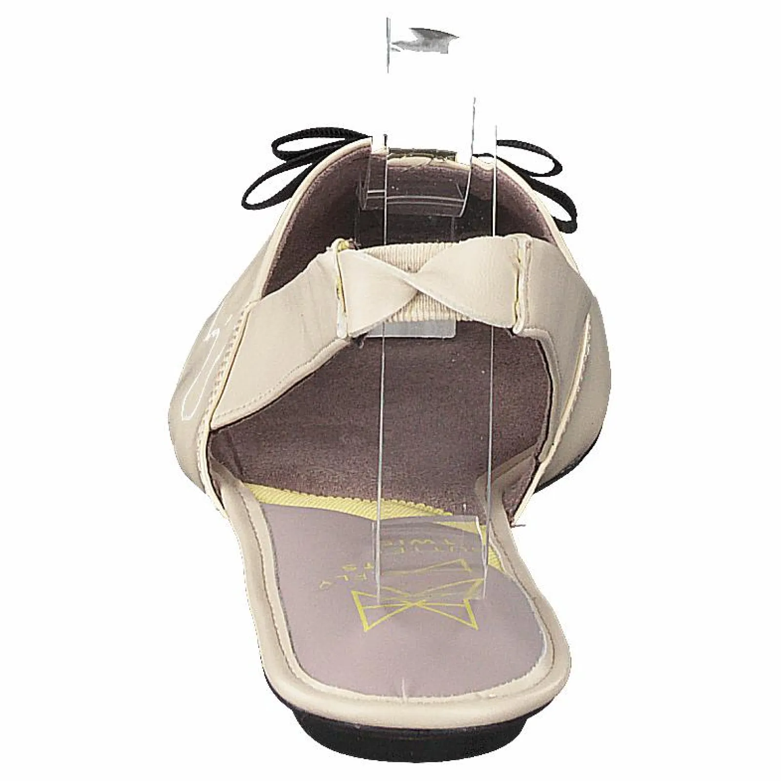 Butterfly Twists Maren Cream/black Patent