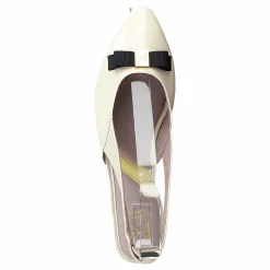 Butterfly Twists Maren Cream/black Patent