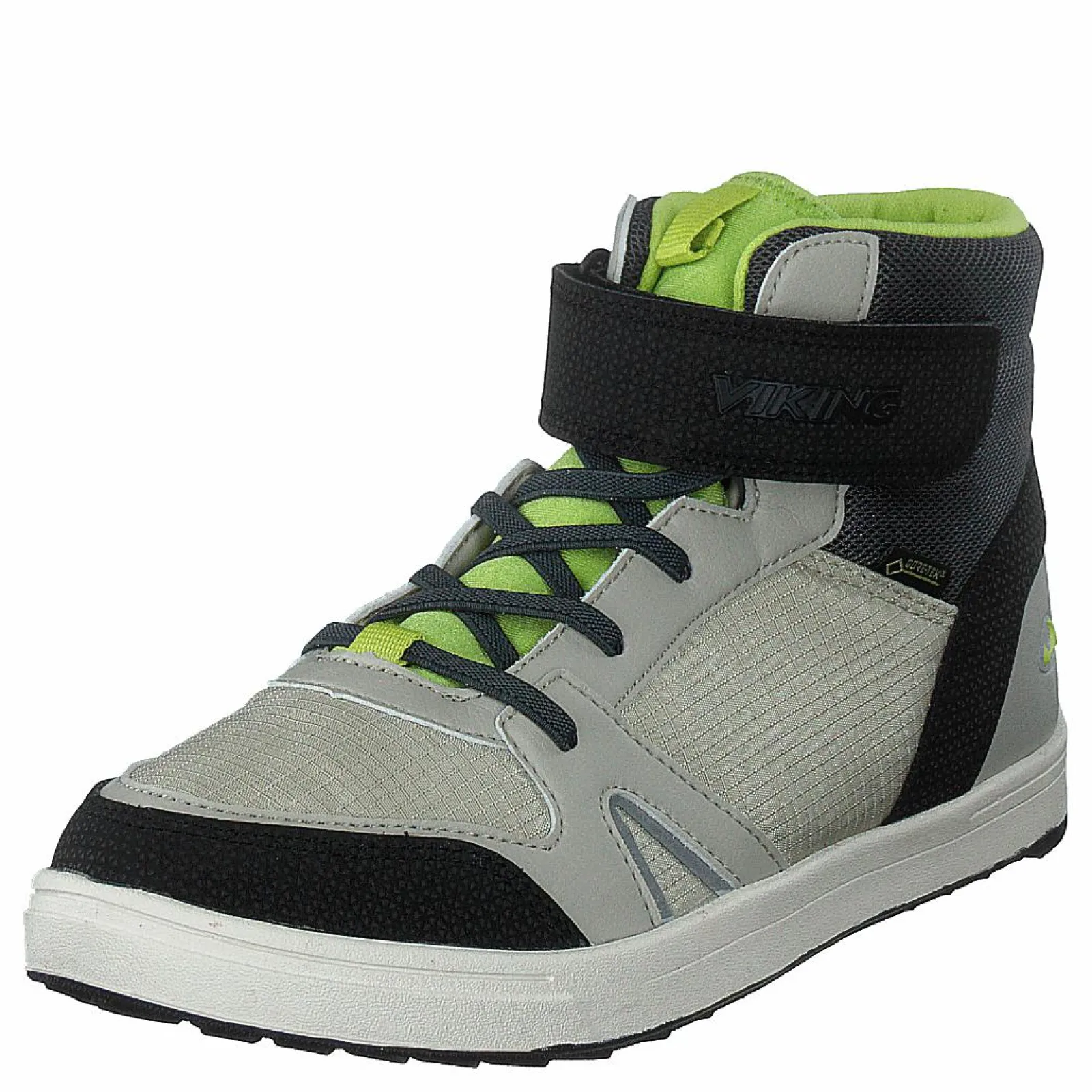 Barn Viking Markus Mid Gtx Lys Grå/lime