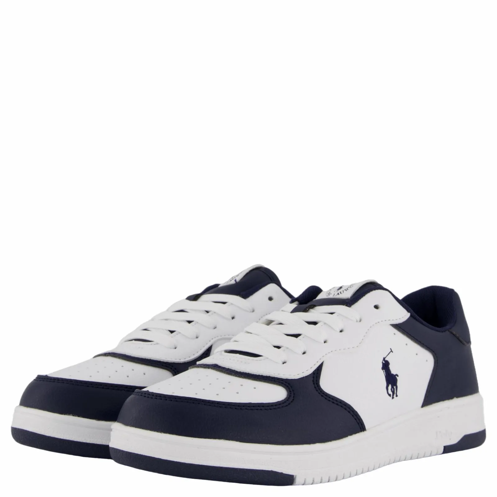 Barn Ralph Lauren Junior Masters Court J-white Tumbled/navy