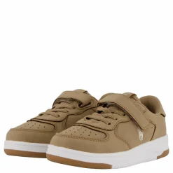Barn Ralph Lauren Junior Masters Court Ps C-khaki Super Suede/cream Pp